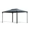 Palram Canopia Garden Gazebos Martinique 4300 Grey Grey