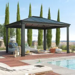 Dallas Gazebo Palram 4900 by the pool