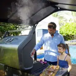 Austin BBQ Gazebo 6x8 1.8x2.4m Black Palram-Canopia Garden Gazebos